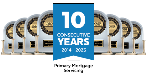 10 Consecutive Years Primary Mortgage Servicing 2014-2023